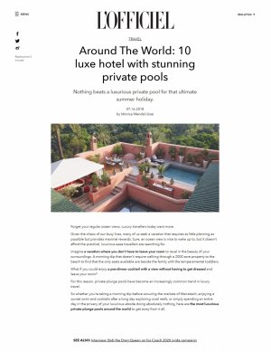 2 Screencapture Lofficielmalaysia Travel 10 Luxe Hotel Private Pools Travel 2020 07 03 10 53 26 頁面 1