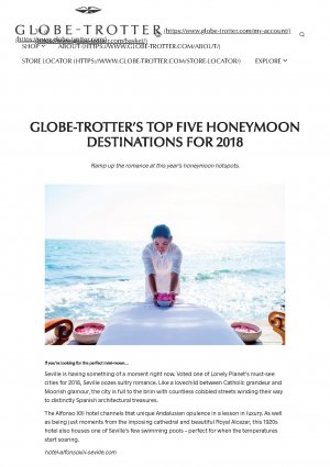 Globe Trotters Top Five Honeymoon Destinations For 2018  Globe Trotter 頁面 1