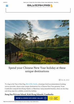Spend Your Chinese New Year Holiday At These Unique Destinations Silver Kris 頁面 1
